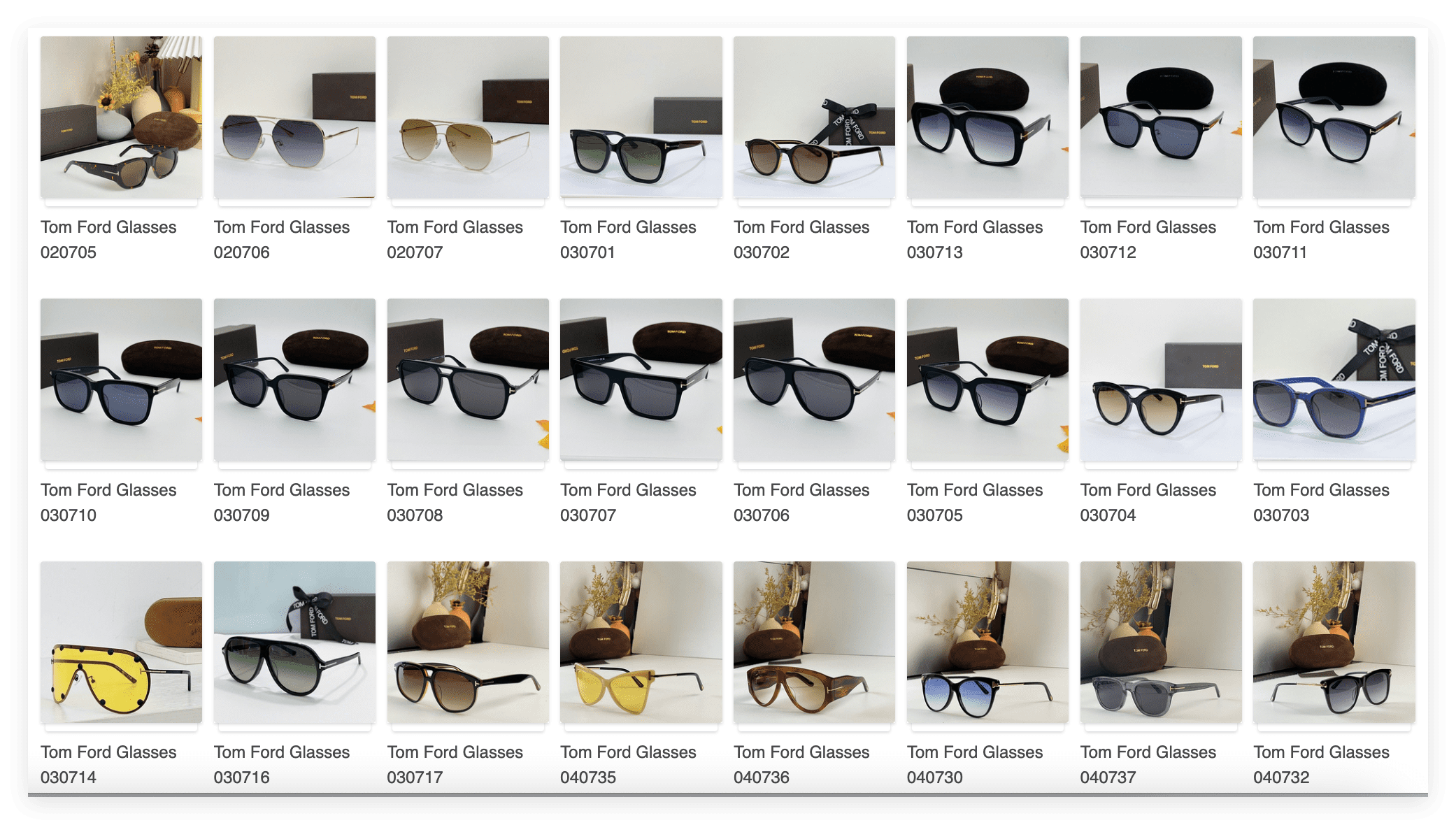 Tom Ford Sunglasses