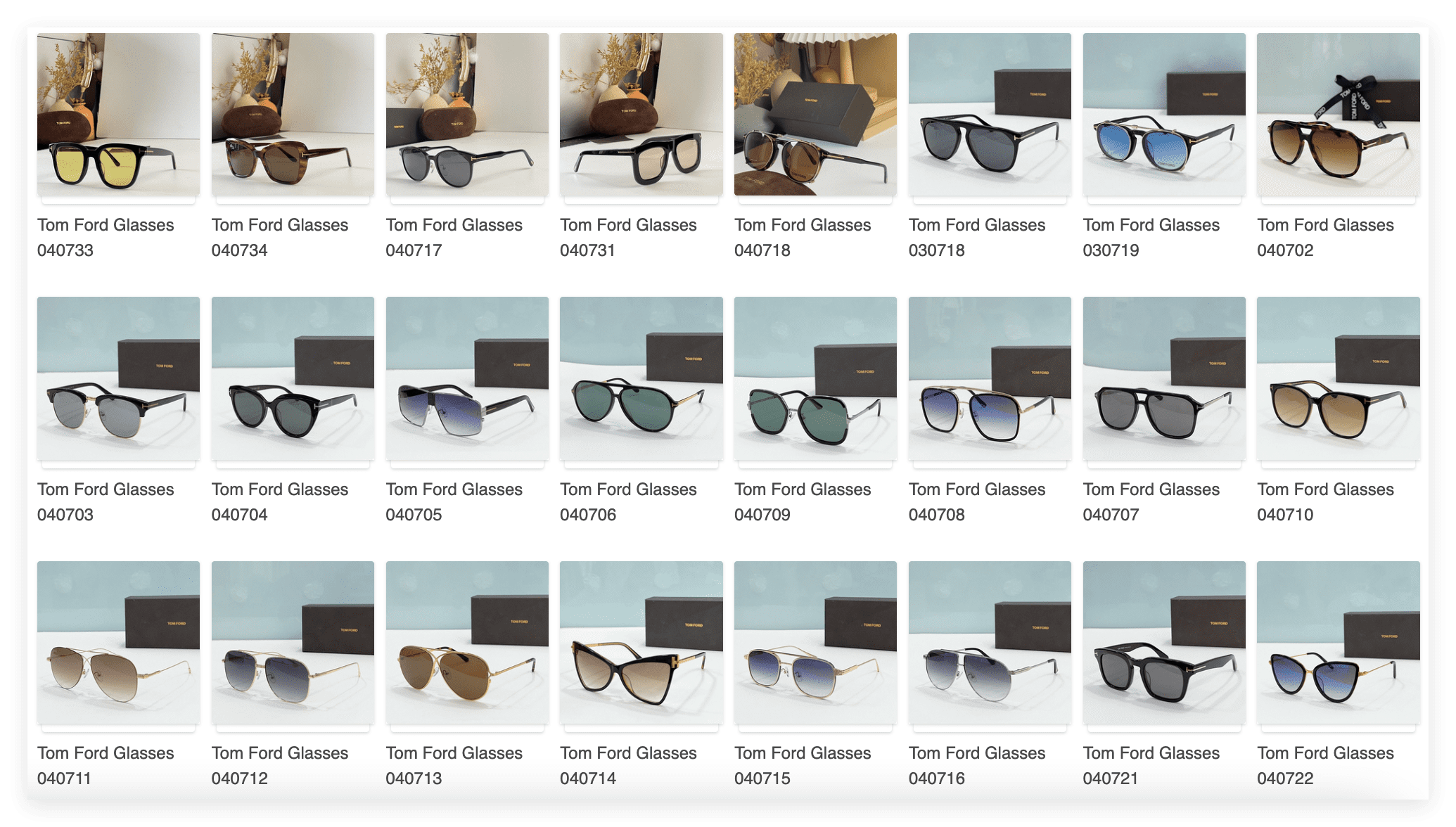 Tom Ford Sunglasses